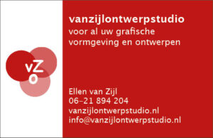 Visitekaartje dtp/vormgeving